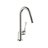 Axor Citterio - Drezová batéria s výsuvnou spŕškou, vzhľad nerezová 39835800