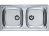 Alveus Basic - Drez 78x44 cm, nerezová 1049232