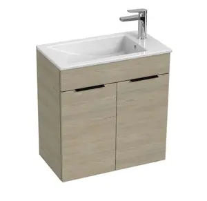 Jika Cube - Skrinka s umývadlom 61x34x61 cm, jaseň H4536311765141