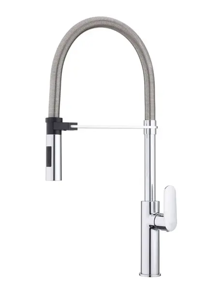 Paffoni Candy - Dřezová baterie s výsuvnou sprškou, chrom CA179CR