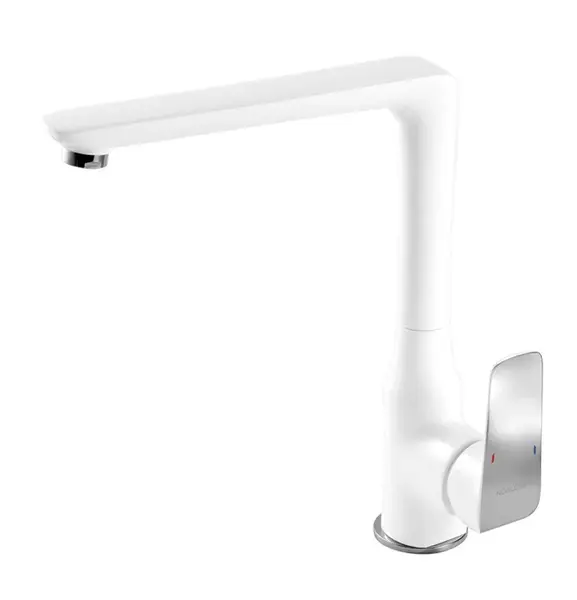 Novaservis Nobless Tina - Dřezová baterie, bílá/chrom 38714,1