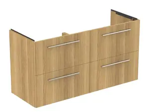 Ideal Standard i.Life A - Umývadlová skrinka, 63x120x44 cm, 4 zásuvky, prírodný dub T5513NX