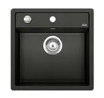 Blanco Dalago 5 - Silgranitový drez, 52x51 cm, s ovládaním odtoku, antracit 518521