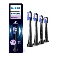 Philips Sonicare Sensitive Standard HX6054/88 náhradní hlavice 4 ks černé