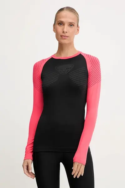 Funkční triko s dlouhým rukávem Dynafit Speed Dryarn černá barva, 08.0000071057