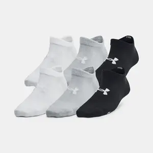 Children's socks Under Armour UA Yth Essential No Show 6pk-BLK - unisex