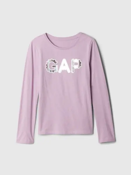 GAP Kids ́s T-shirt with metallic logo - Girls