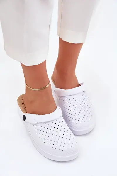 EVENTO Pěnové Klapky Dámske Biele Faylina