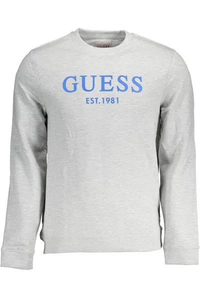 GUESS JEANS SWEATSHIRT WITHOUT ZIP MEN GREY