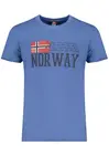 Pánske tričko NORWAY 1963 modré
