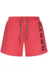 Červené pánske kúpacie kraťasy NORTH SAILS