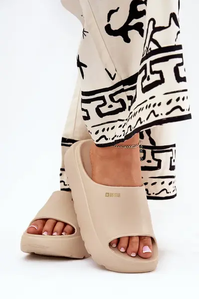 BIG STAR SHOES Dámske Pěnové Sandále Na Platforme Big Star