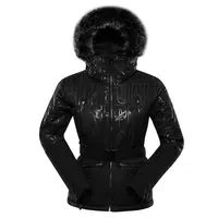 Women's ski jacket with PTX snow membrane ALPINE PRO DAMA black