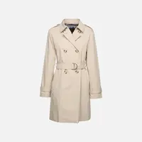 Beige women's coat Geox Claudin - Women's