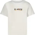 K-WAY SHORT SLEEVE T-SHIRT CHILDREN WHITE