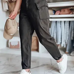 Dámske baggy nohavice GOTRENDI čierne