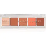 MUA Makeup Academy Eyeshadow Collection 5 Shade Palette paletka očních stínů odstín Amber Sunset 3.8 g