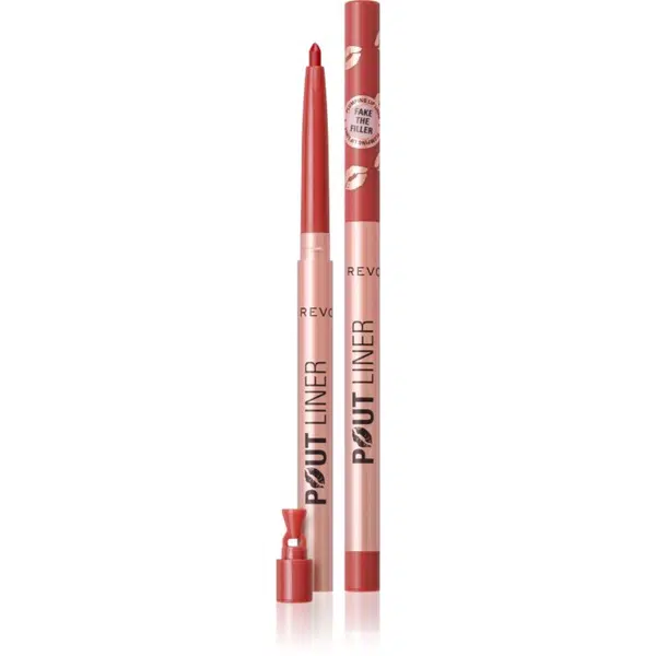 Makeup Revolution Pout Liner tužka na rty pro zvětšení objemu odstín Burnt Cherry Red 0.2 g