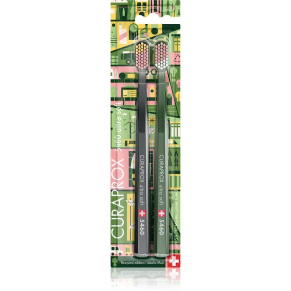 Curaprox Limited Edition Recycled edition zubní kartáčky 5460 Ultra Soft 2 ks