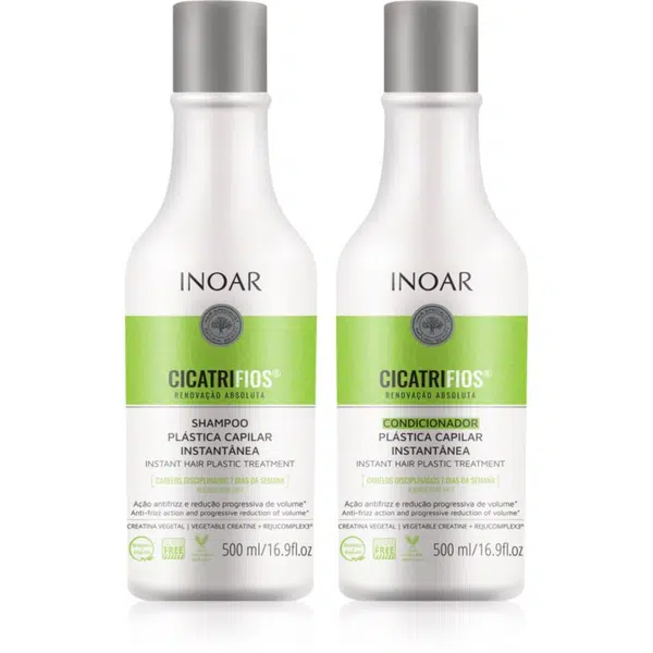INOAR CicatriFios sada pro poškozené a křehké vlasy 2x500 ml