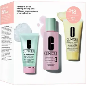 Clinique 3 Steps Skin Care Kit Skin Type 3 dárková sada pro mastnou a smíšenou pleť