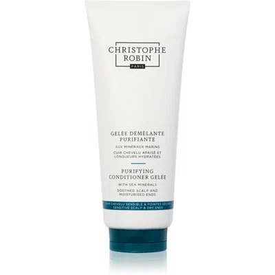 Christophe Robin Purifying Conditioner Geleé with Sea Minerals gelový kondicionér pro snadné rozčesání vlasů 200 ml