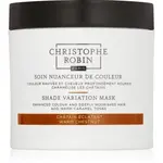 Christophe Robin Shade Variation Mask výživná krémová maska na vlasy odstín Warm Chesnut 250 ml