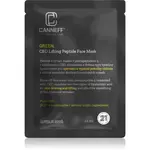 Canneff Green CBD Lifting Peptide Face Mask liftingová a zpevňující maska s peptidy 12 ml
