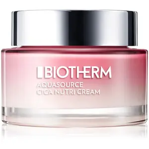 Biotherm Aquasource Cica Nutri Cream výživný hydratační krém pro suchou až velmi suchou citlivou pleť 75 ml