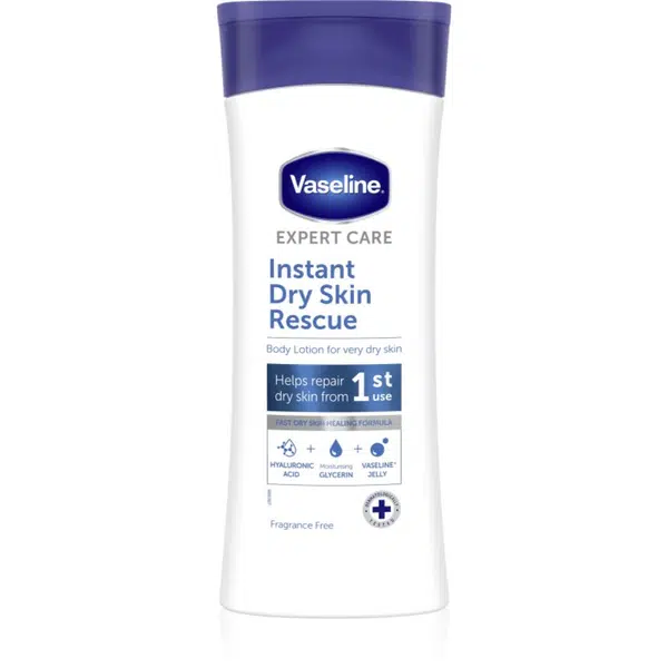 Vaseline Instant Dry Skin Rescue tělové mléko pro velmi suchou pokožku 400 ml