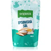 Organis Epsomská sůl s vitamínem C sůl do koupele 1000 g