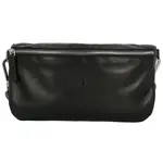 Dámská kožená kabelko/ledvinka černá - Greenwood Luigi