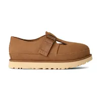 Semišové polobotky UGG Goldenstar Mary Jane dámské, hnědá barva, na platformě, 1171506.CHE