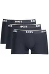 3PACK pánské boxerky Hugo Boss tmavě modré