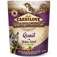 Carnilove Dog Pouch Paté Quail with Yellow Carrot 300 g | Kapsička pro psy