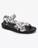 Resti White women's sandals with bow Oyall