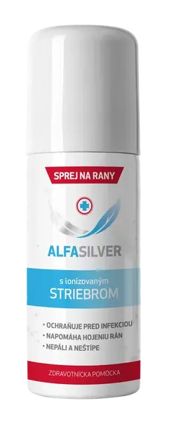 ALFASILVER na ošetrenie rán sprej 125 ml