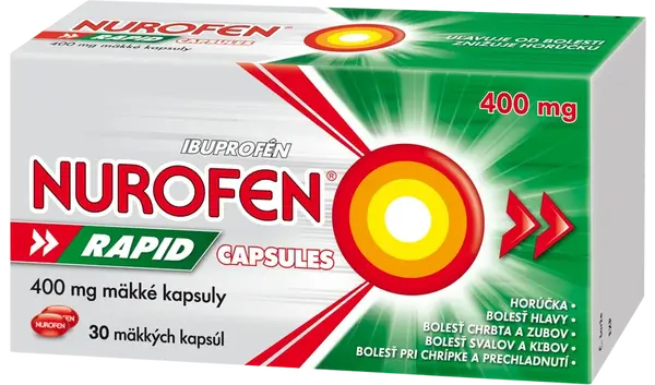NUROFEN Rapid 400 mg 30 kapsúl