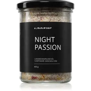 Almara Soap Bath Salt relaxačná soľ do kúpeľa s vôňou Night Passion 450 g
