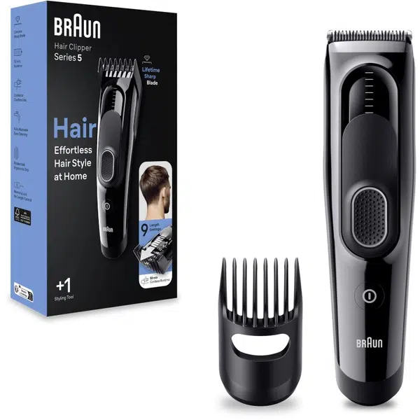 Braun Series 5 HC5310 zastrihávač vlasov s vymeniteľnými nadstavcami