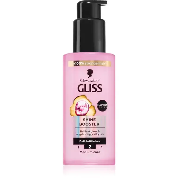 Schwarzkopf Gliss Liquid Silk bezoplachové sérum pre posilnenie a lesk vlasov Shine Booster 100 ml