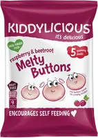 KIDDYLICIOUS Ovocno-zeleninové knedľičky Malina so repou 5 x 6 g