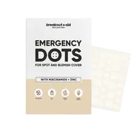 BREAKOUT+AID Náplasti na lokálne ošetrenie akné s niacínamidom a zinkom 72 ks