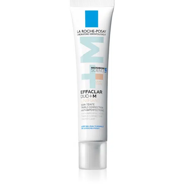 La Roche-Posay Effaclar DUO+M Unifiant ľahký tónovací krém s hydratačným účinkom odtieň Light 40 ml