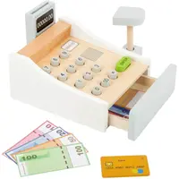 Small foot Wooden Toy Cash Register White hračka z dreva 3 y+ 1 ks