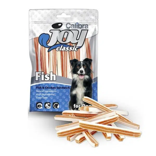 Calibra Joy Dog Classic Fish&Chicken Sandwich 80g NEW | Maškrty pre psov