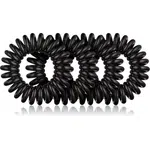 BrushArt Hair Rings gumičky do vlasov Black 4 ks