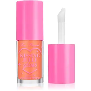 Too Faced Kissing Jelly Lip Oil Gloss olejový lesk na pery pre intenzívnu hydratáciu odtieň Peach Ring 4.5 ml