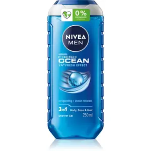 NIVEA MEN Fresh Ocean energizujúci sprchový gél pre mužov 250 ml