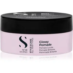 Alfaparf Milano Semi di Lino Style&Care Glossy Pomade tvarujúca vosková pomáda pre usmernenie a modelovanie účesu s vysokým leskom 100 ml